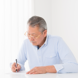 このような⽅が遺⾔を書かれています